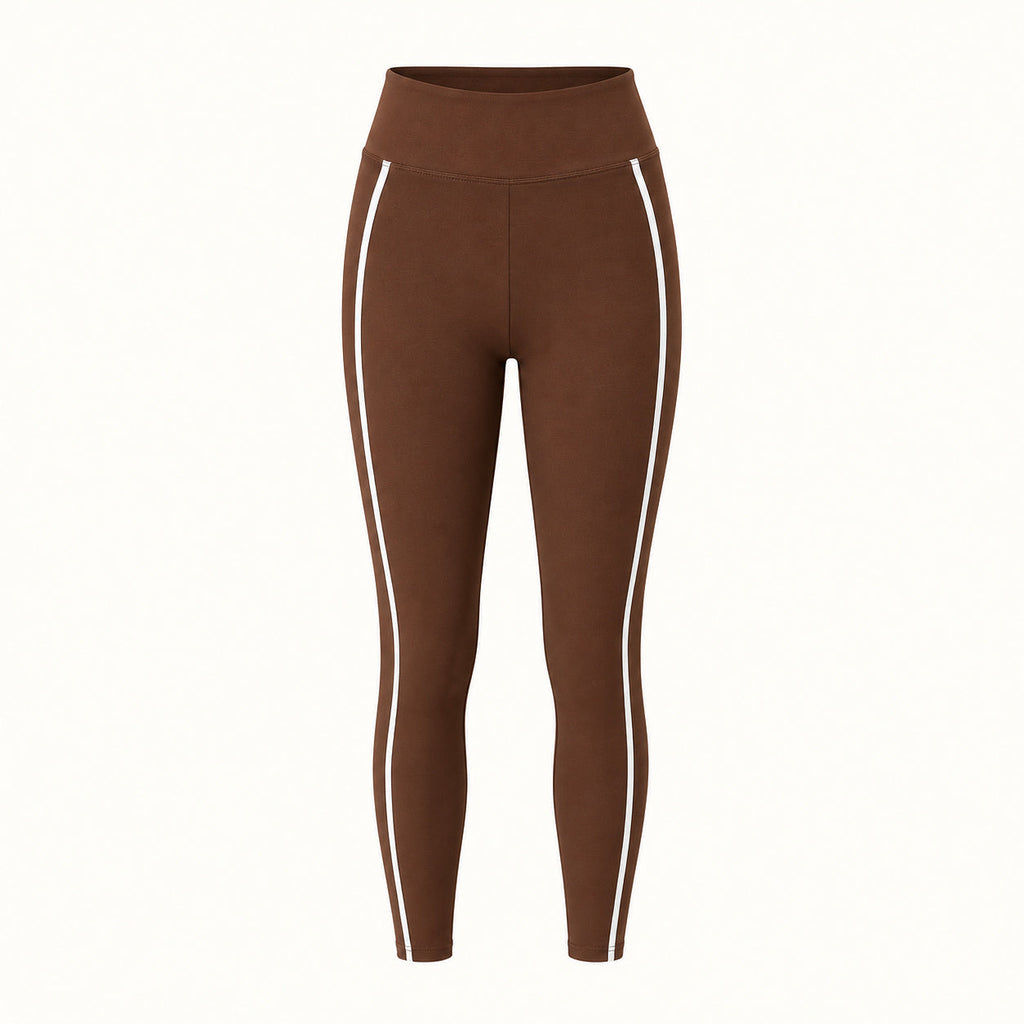 Legging Flowline chocolat Siren Flow – packshot face haute définition
