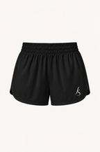 Short Run noir - packshot avec logo blanc