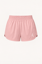 Short Run rose clair - packshot avec logo blanc